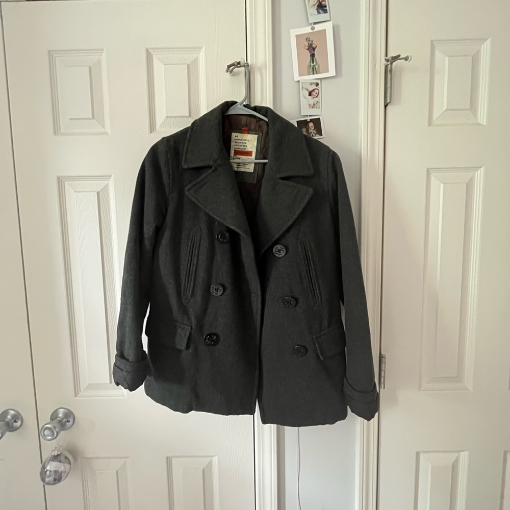vintage abercrombie pea coat